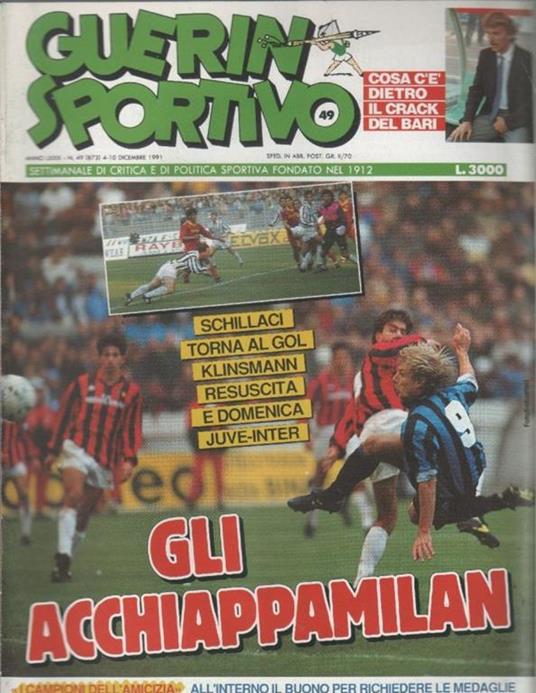 Guerin Sportivo N.49 – 2002 – Spécial Lazio – Bon état – Italie
