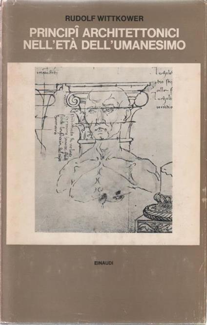 Principî architettonici nell'età dell'Umanesimo - Rudolf Wittkower - copertina