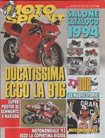 Moto sprint. n. 42- 1993. Ducatissima ecco la 916, poster di Echwantz e Harada