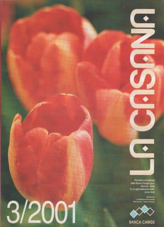 La Casana. Rivista CARIGE. 2001 n. 3 - copertina