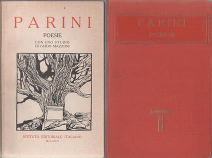Poesie. Con uno studio di Guido Mazzoni - Parini Giuseppe - Giuseppe Parini - copertina