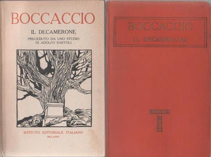 Il decamerone - Giovanni Boccaccio - copertina