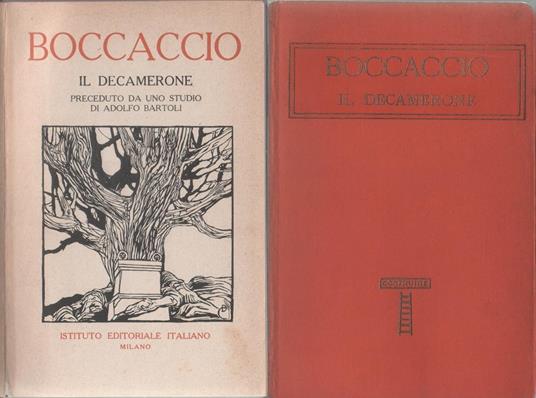 Il decamerone - Giovanni Boccaccio - copertina