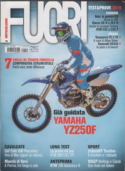 Motociclismo fuoristrada. Rivista, agosto/settembre 2018 - copertina
