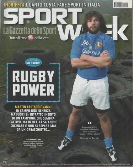Sport Week. 2009. n. 4 (436) - copertina
