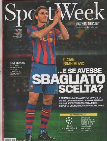 Sport Week. 2009. n. 32 (464) - copertina