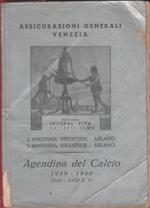 Agendina del calcio 1939-1940