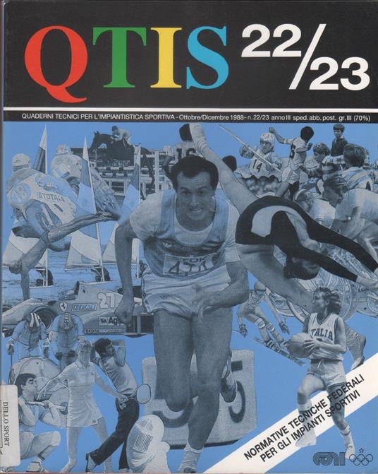 Qtis. Quaderni tecnici per l'impiantistica sportiva. 1988 n 22/23 - copertina