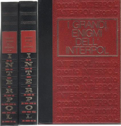 I grandi enigmi dell'Interpol. 2 volumi. - a cura di Guillemot Pierre - copertina