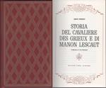 Storia del cavaliere Des Grieux e di Manon Lescaut - Abate Prèvost
