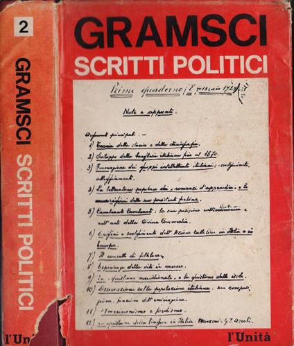 Gramsci Scritti Politici Vol. II - Antonio Gramsci - Antonio Gramsci - copertina