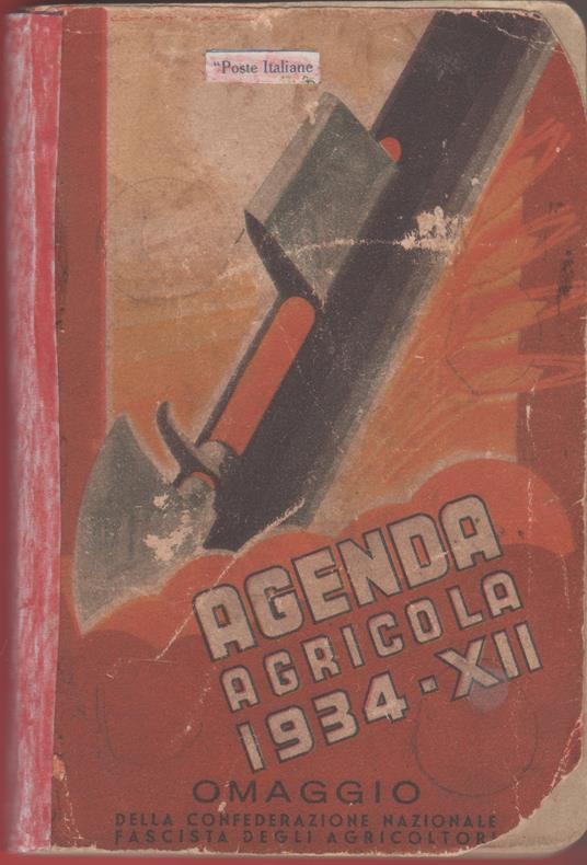 Agenda agricola 1934 - copertina