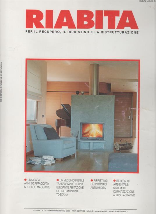 Riabita n. 1/2 gennaio febbraio 2002 - copertina