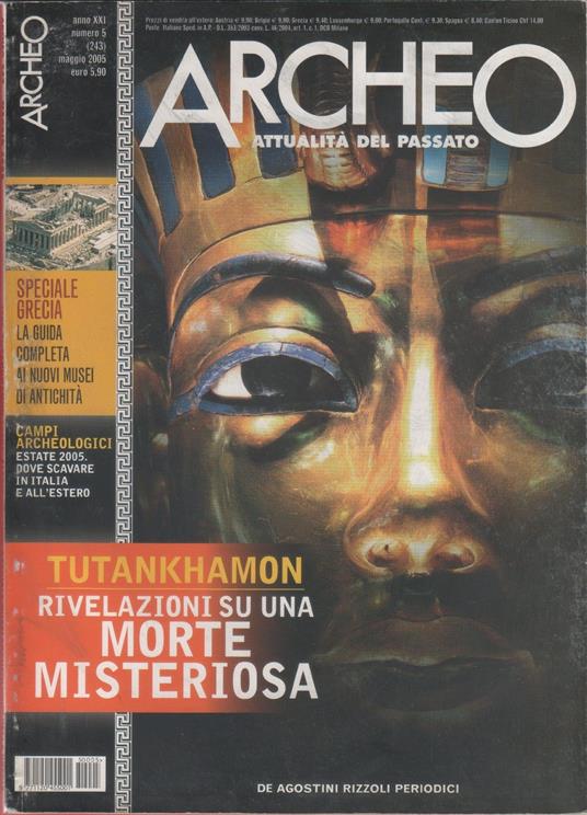 Archeo. n. 5 (243) dicembre 2005 - copertina