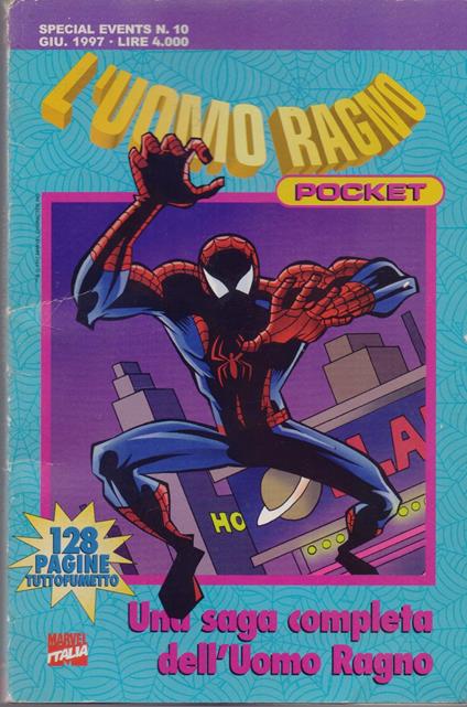 L' uomo Ragno Pocket n°10 - Marvel Italia,1997 - copertina