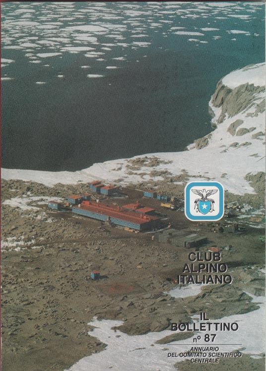Annuario Comitato Scientifico CAI. n. 87, 1988 - copertina