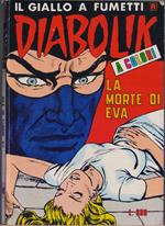 Diabolik - La morte di Eva . Ristampa a colori nr. 100 - 1982