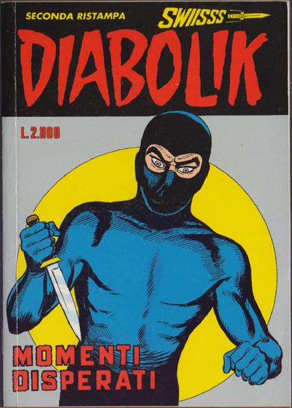 Diabolik - Momenti disperati Swiisss nr. 56 - 1999 - copertina