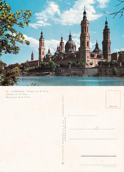 Zaragoza. Templo de El Pilar - Non viaggiata - copertina