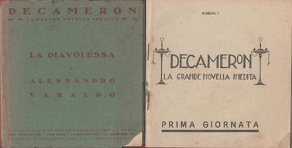 Decameron. La grande novella inedita. La Diavolessa. Numero 7 - Alessandro Varaldo - copertina