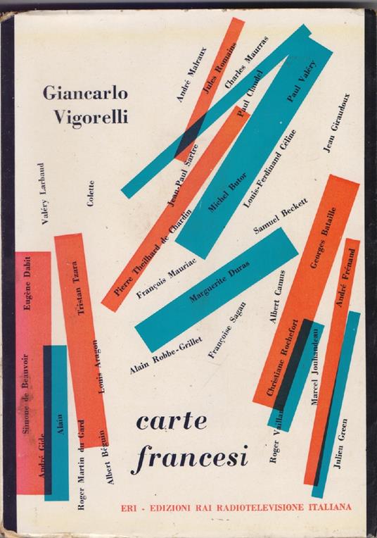Carte francesi - Giancarlo Vigorelli - Giancarlo Vigorelli - copertina