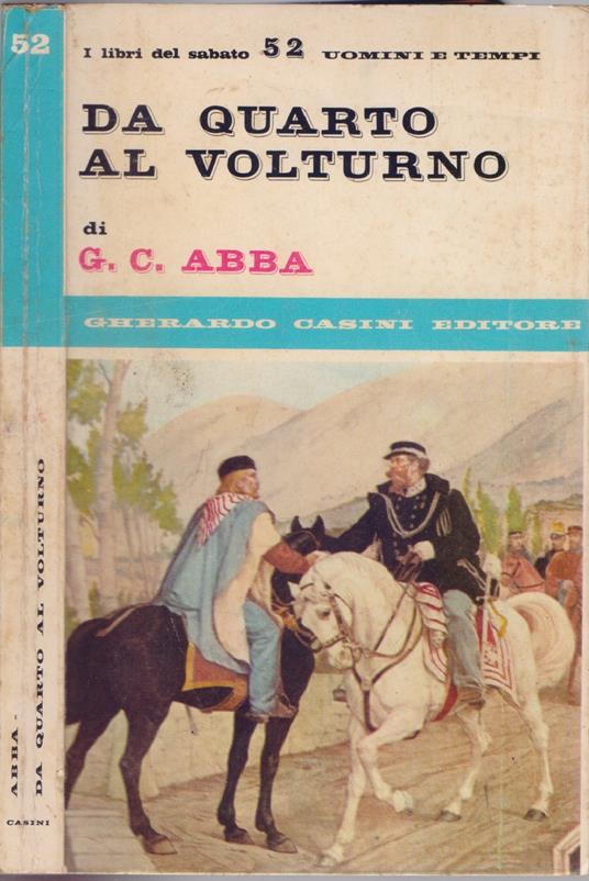 Da Quarto al Volturno - G.C. Abba - copertina