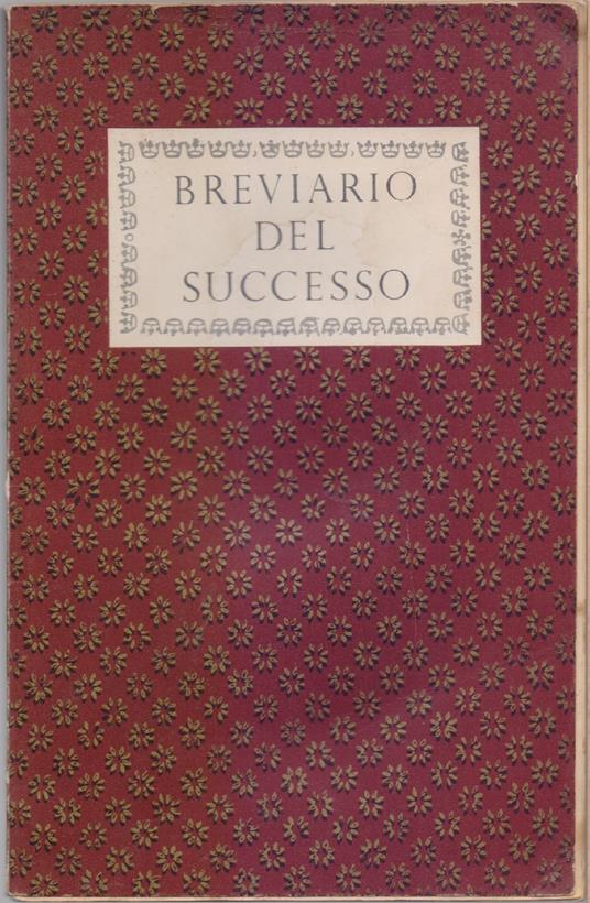 Breviario del successo - copertina