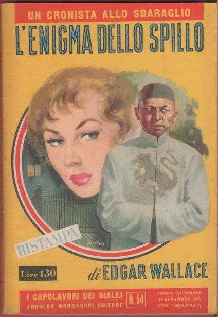 L' enigma dello spillo - Edgar Wallace - Edgar Wallace - copertina