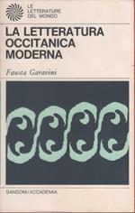 La letteratura occitanica moderna - Fausta Garavini