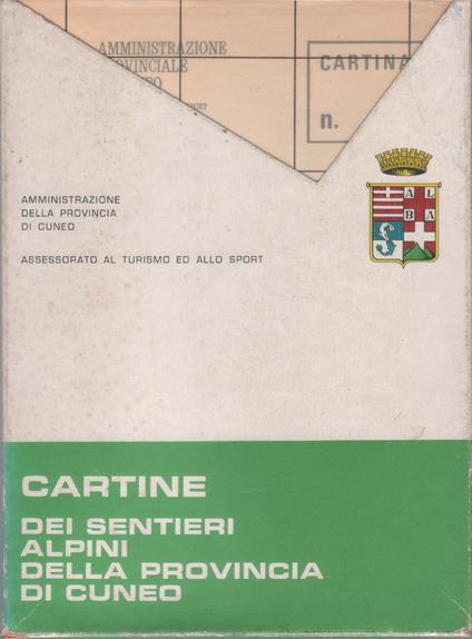 Cartine dei sentieri alpini della provincia di Cuneo - copertina