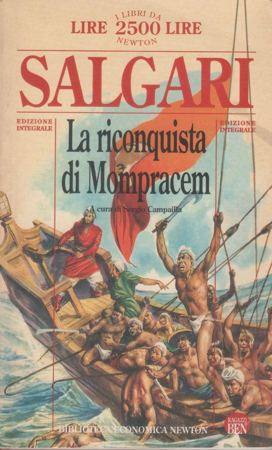 La riconquista di Mompracem - Emilio Salgari - Emilio Salgari - copertina