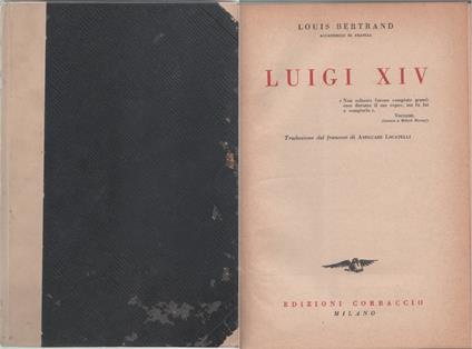 Luigi XIV - Louis Bertrand - Louis Bertrand - copertina
