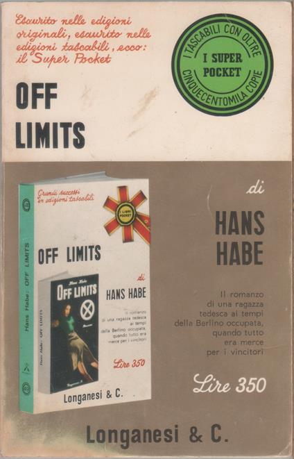 Off Limits - Hans Habe - Hans Habe - copertina