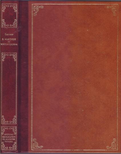 Il Marchese di Roccaverdina - Luigi Capuana - Luigi Capuana - copertina