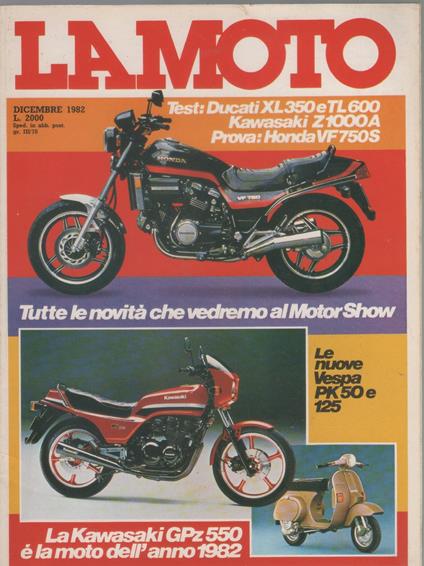 La moto. 1982 dicembre - copertina