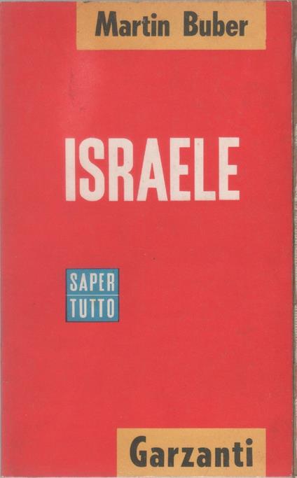 Israele. Un popolo e un paese - Martin Buber - Martin Buber - copertina