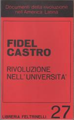 Rivoluzione nell'università - Fidel Castro