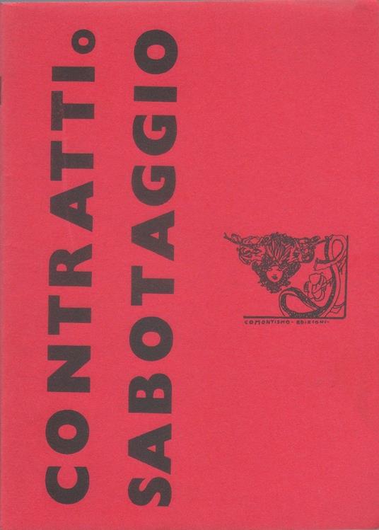 Contratti o sabotaggio - Anonimo calalabrese - copertina