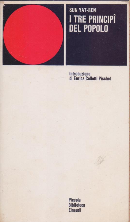 I tre principi del popolo - Sun Yat-Sen - copertina