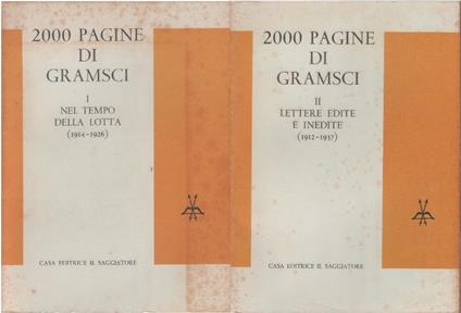 2000 pagine di Gramsci. Due volumi - Antonio Gramsci - copertina