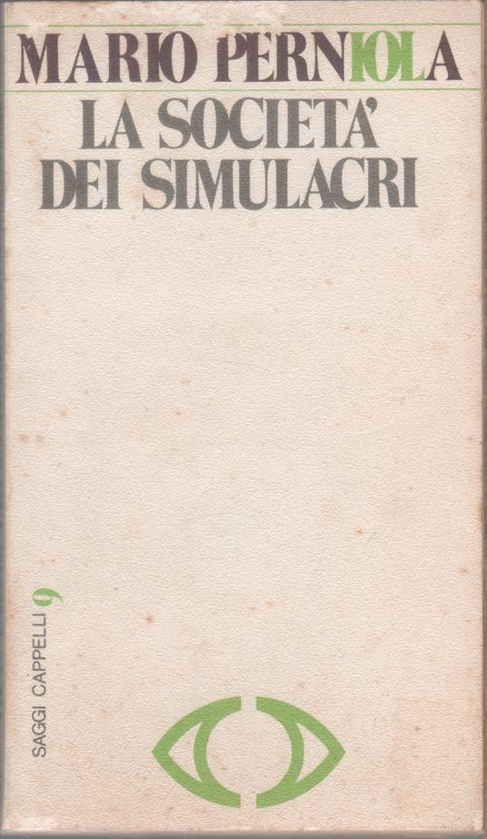 La società dei simulacri - Mario Perniola - Mario Perniola - copertina