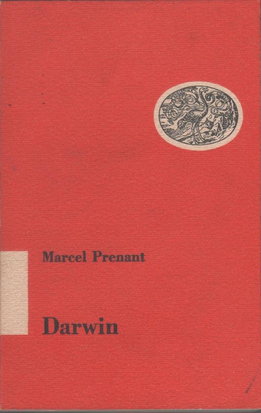Darwin - Marcel Prenant - Marcel Prenant - copertina
