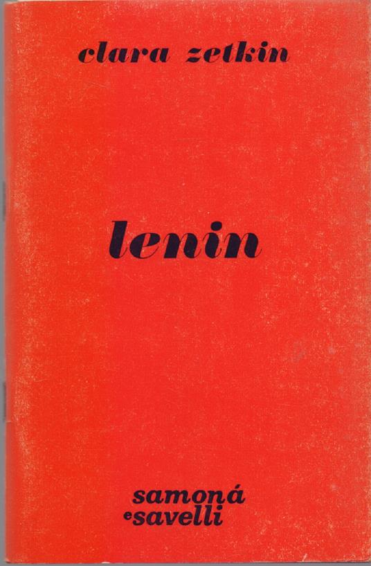Lenin - Clara Zetkin - Clara Zetkin - copertina