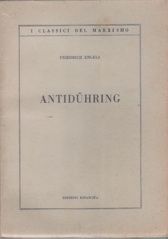 Antiduhring - Friedrich Engels - Friedrich Engels - copertina