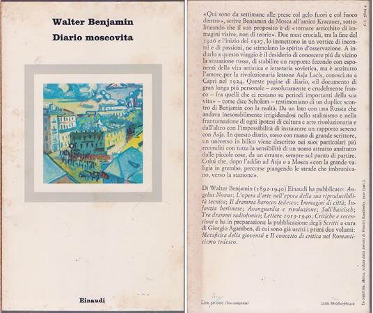 Diario moscovita - Walter Benjamin - Walter Benjamin - copertina