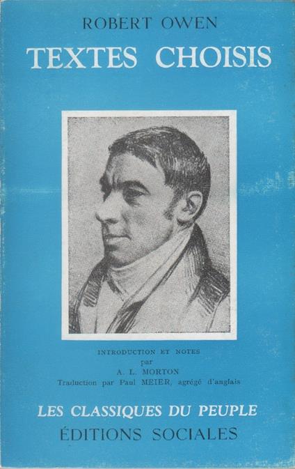 Robert Owen. Textes choisis - copertina