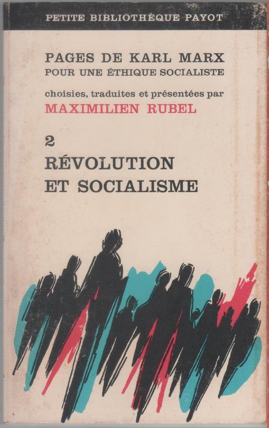 Pages de Karl Marx pour pour une ethique socialiste, 2: Revolution et socialisme - copertina