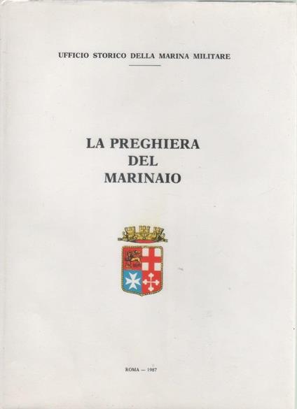 La preghiera del marinaio - copertina