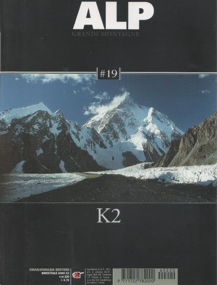 K2. Grandi montagne n. 19. ALP - copertina