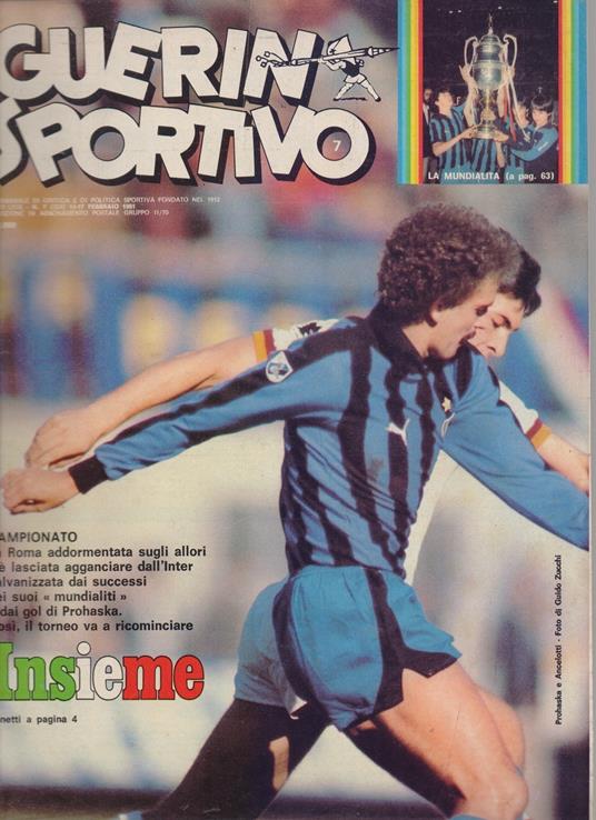 Guerin Sportivo n. 7. 1981 - copertina